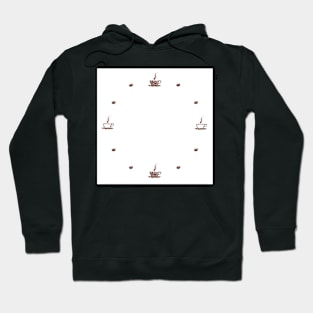 Cup of coffee made of coffee beans Hoodie